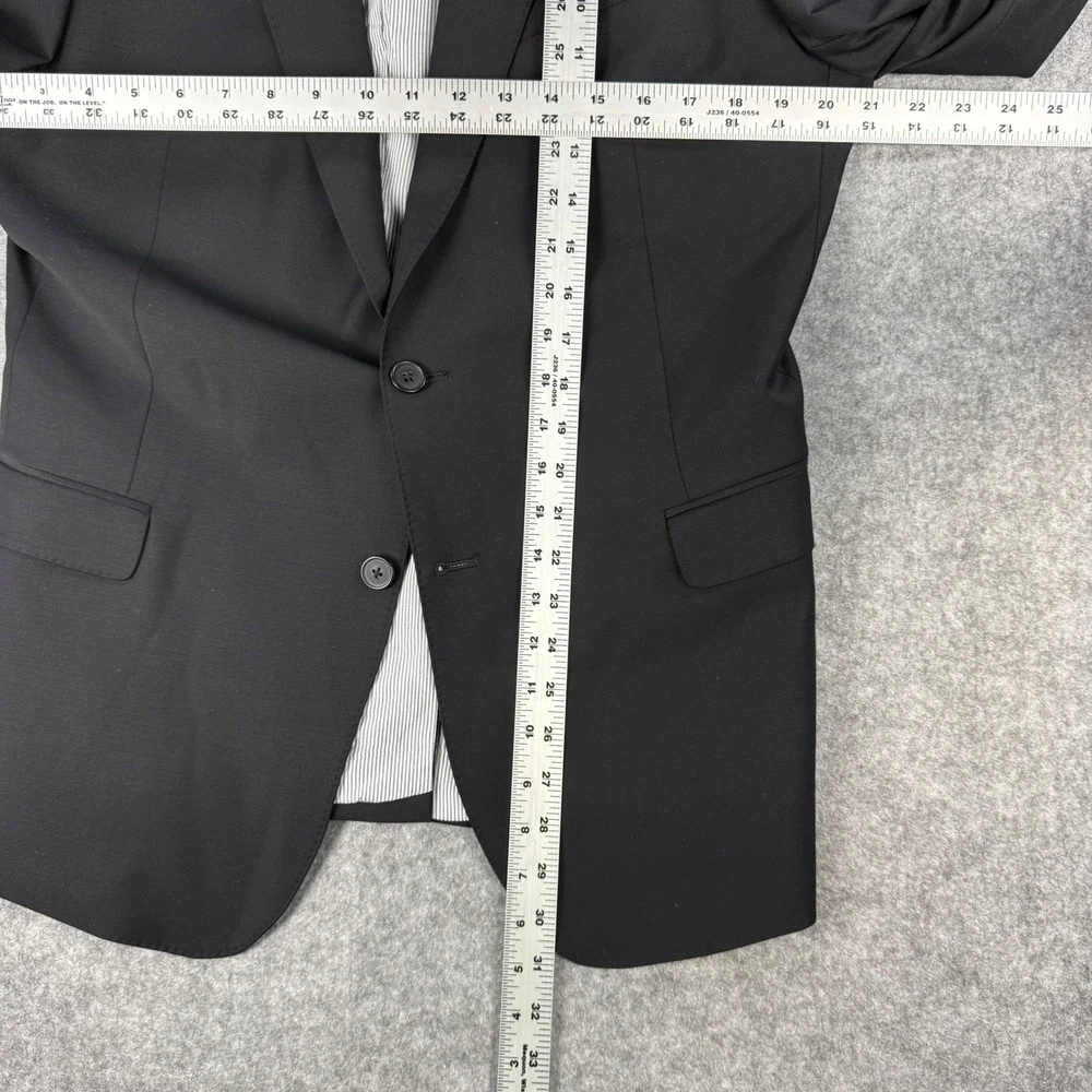 Brooks Brothers Explorer Blazer Sz 42S Black Fitzgerald Fit 100% Wool Sport Coat